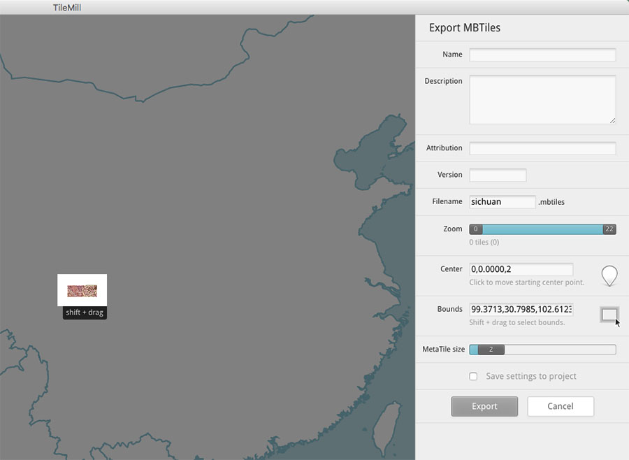 Export Map Data